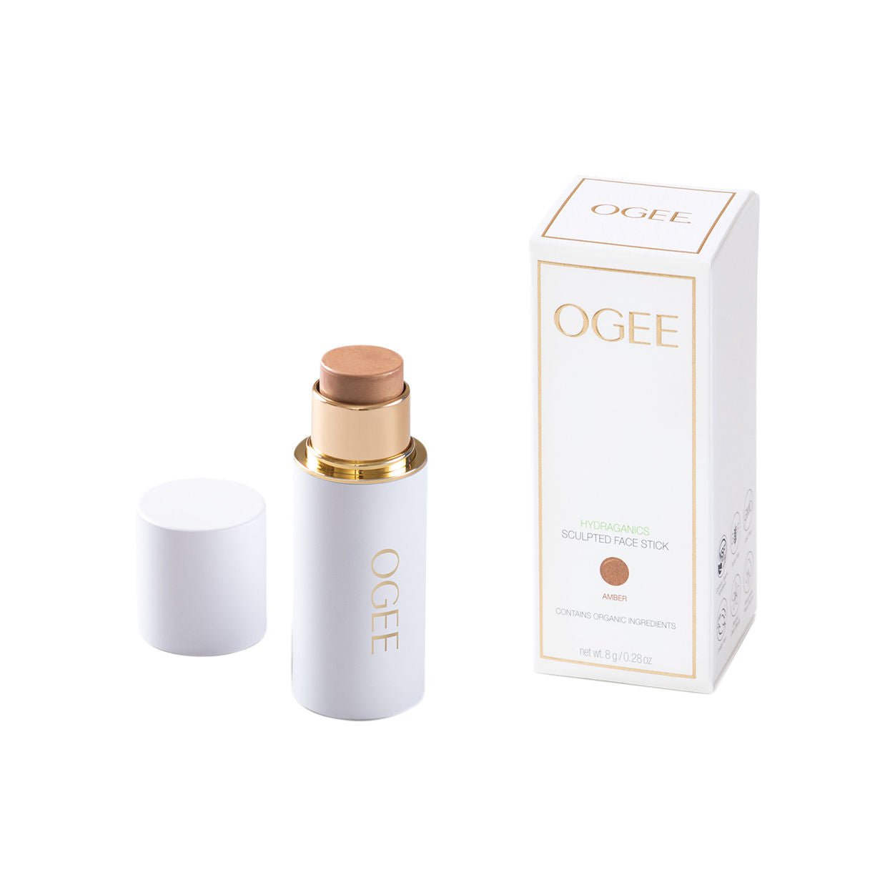 Image of the Ogee Sculpted Face Stick variant: Amber box