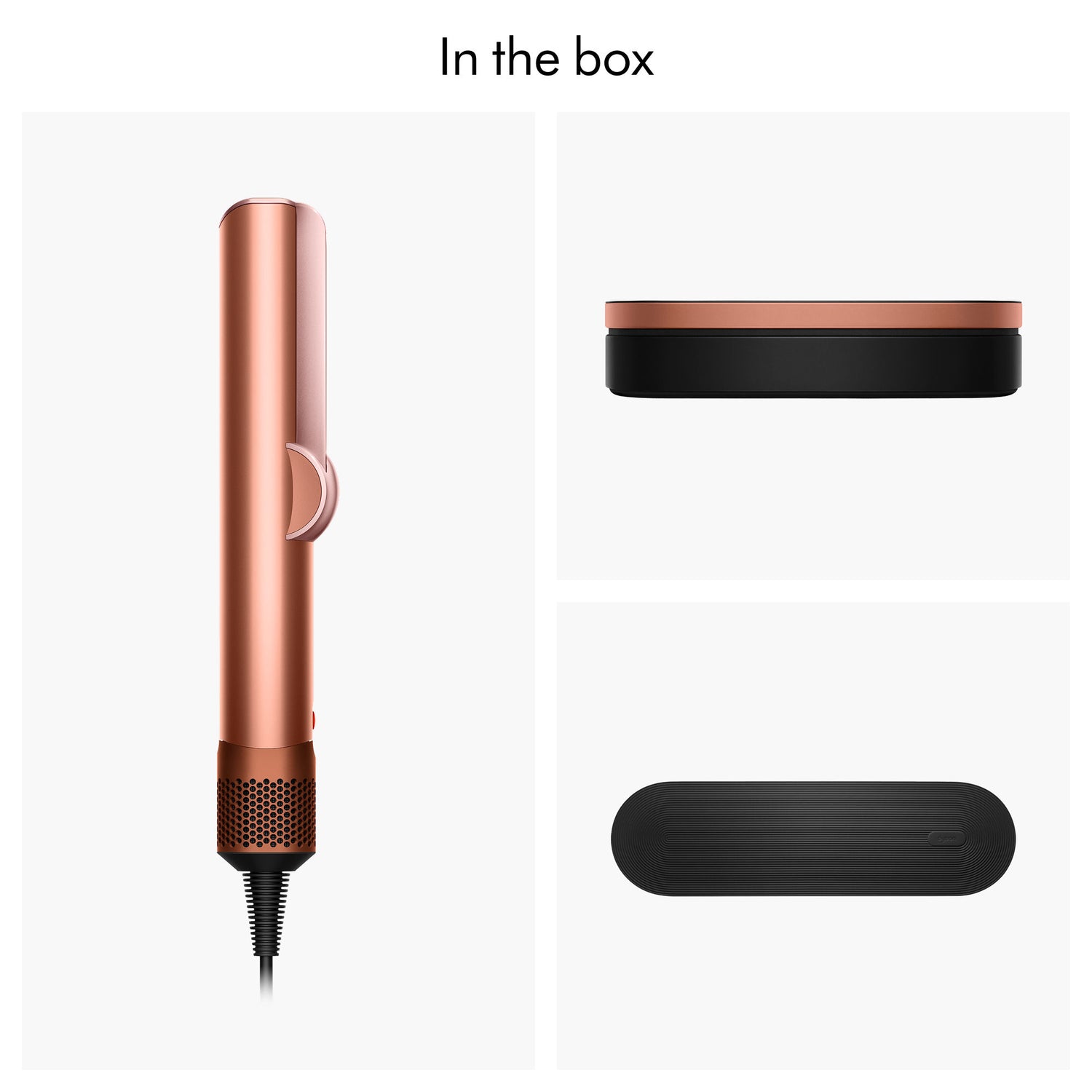 Image of an open Dyson Airstrait Straightener variant: Amber Silk (Limited Edition)