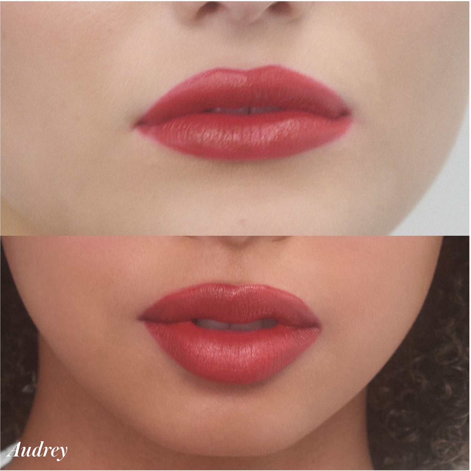 Model image of RMS Beauty Legendary Serum Lipstick variant: Audrey