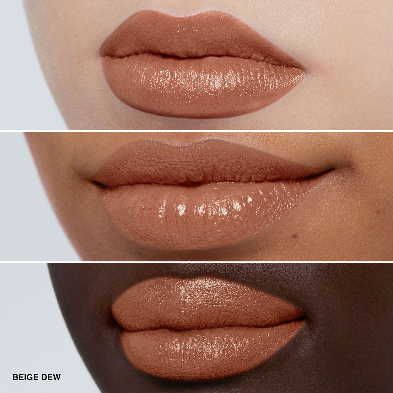 Model image of Bobbi Brown Luxe Lipstick variant: Beige Dew