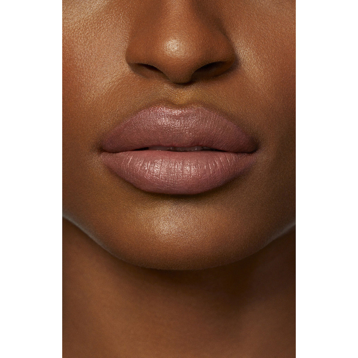 Model image of Laura Mercier Rouge Essentiel Silky Crème Lipstick variant: Beige Intime