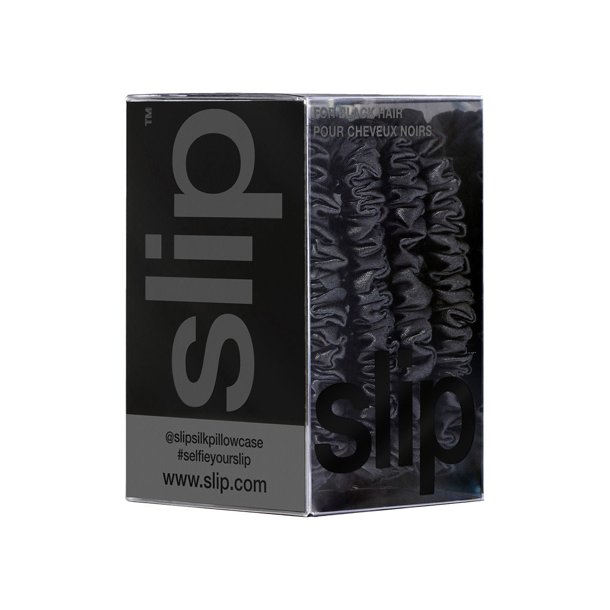 Image of the Slip Skinny Scrunchies variant: Black box