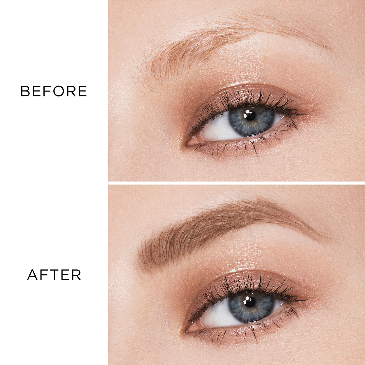 Before and after results of using variant: Blonde