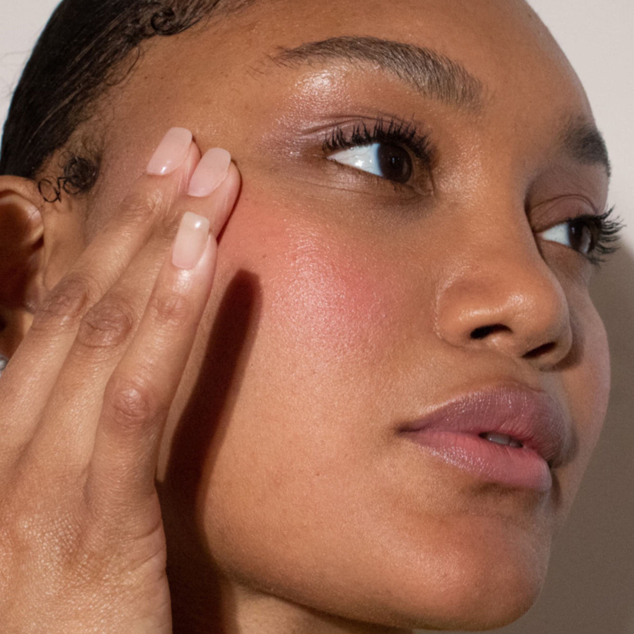 Model image of Neen Going Rouge Cream Cheek and Lip variant: Bluff
