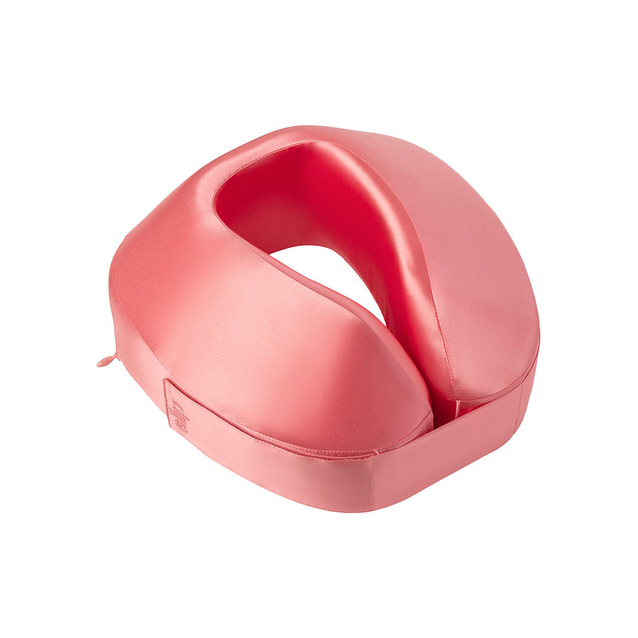 Image of an open Slip Jet Setter Travel Pillow variant: Blush