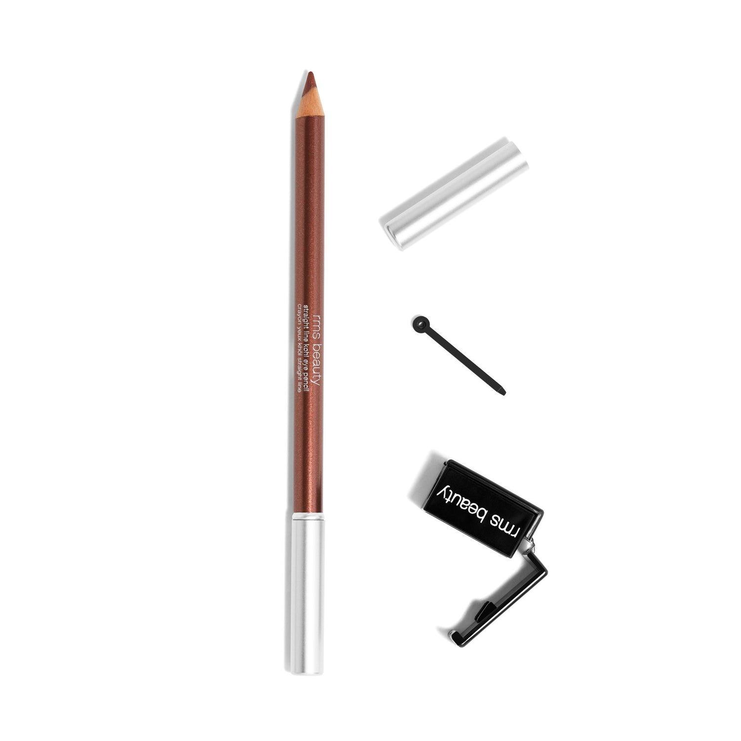 Image of an open RMS Beauty Straight Line Kohl Eye Pencil Definition variant: Bronze