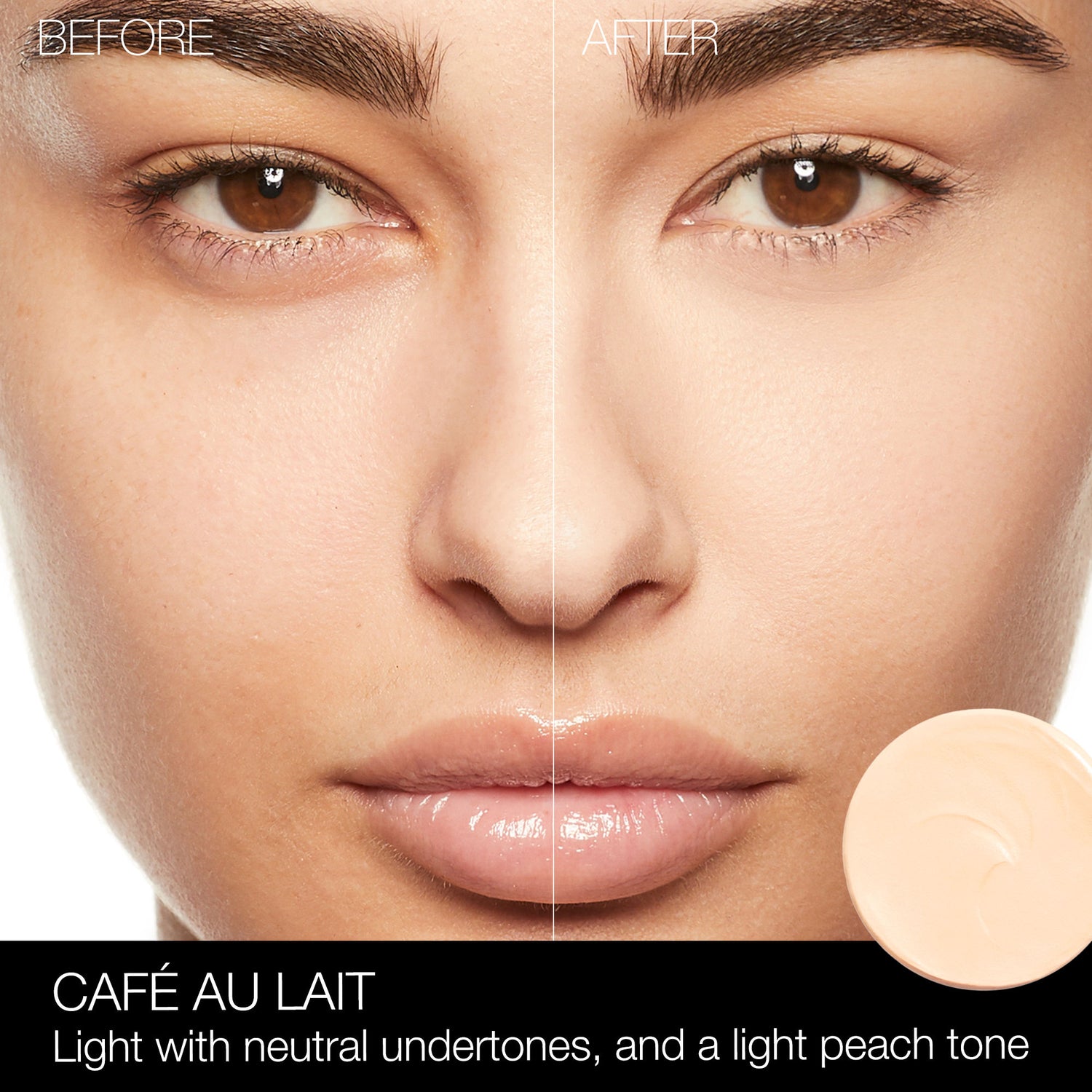 Model image of Nars Soft Matte Complete Concealer variant: Café Au Lait