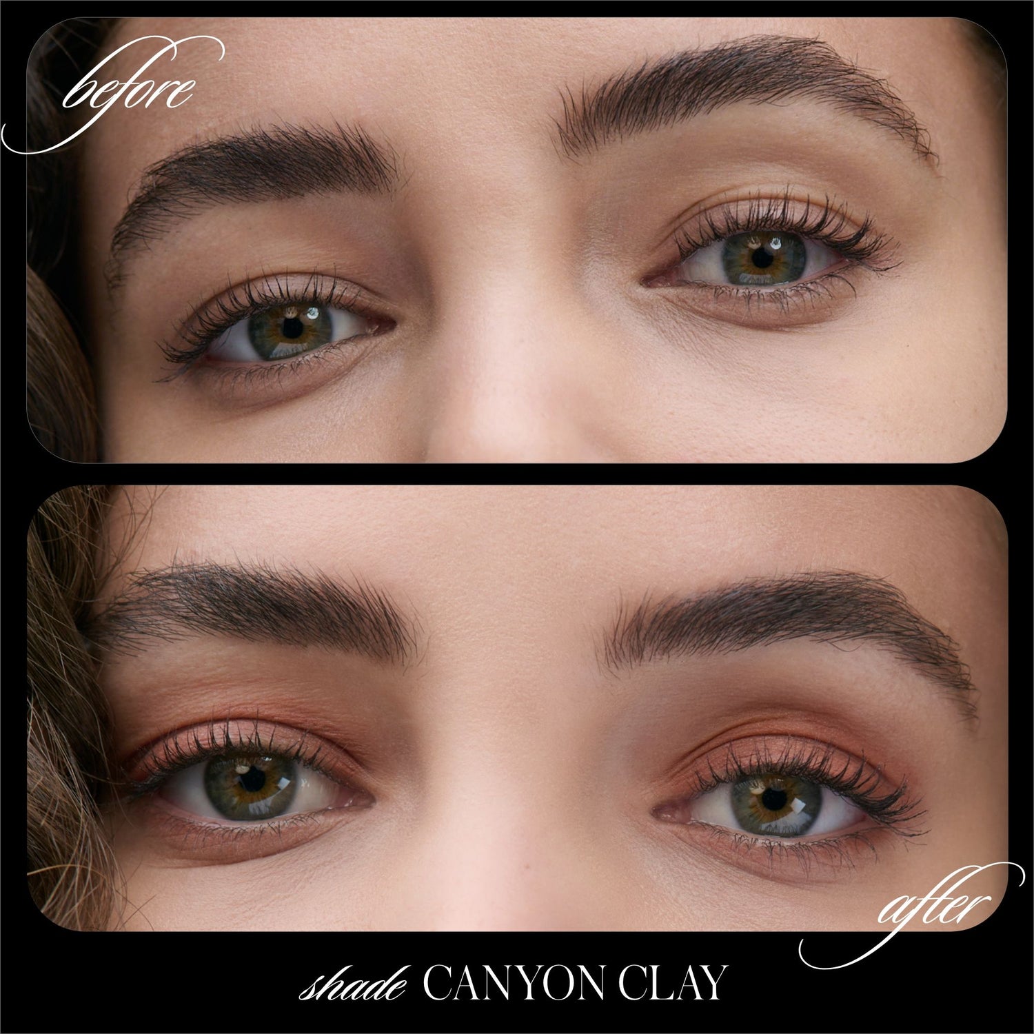 Before and after results of using RMS Beauty Canyon Clay variant: Canyon Clay
