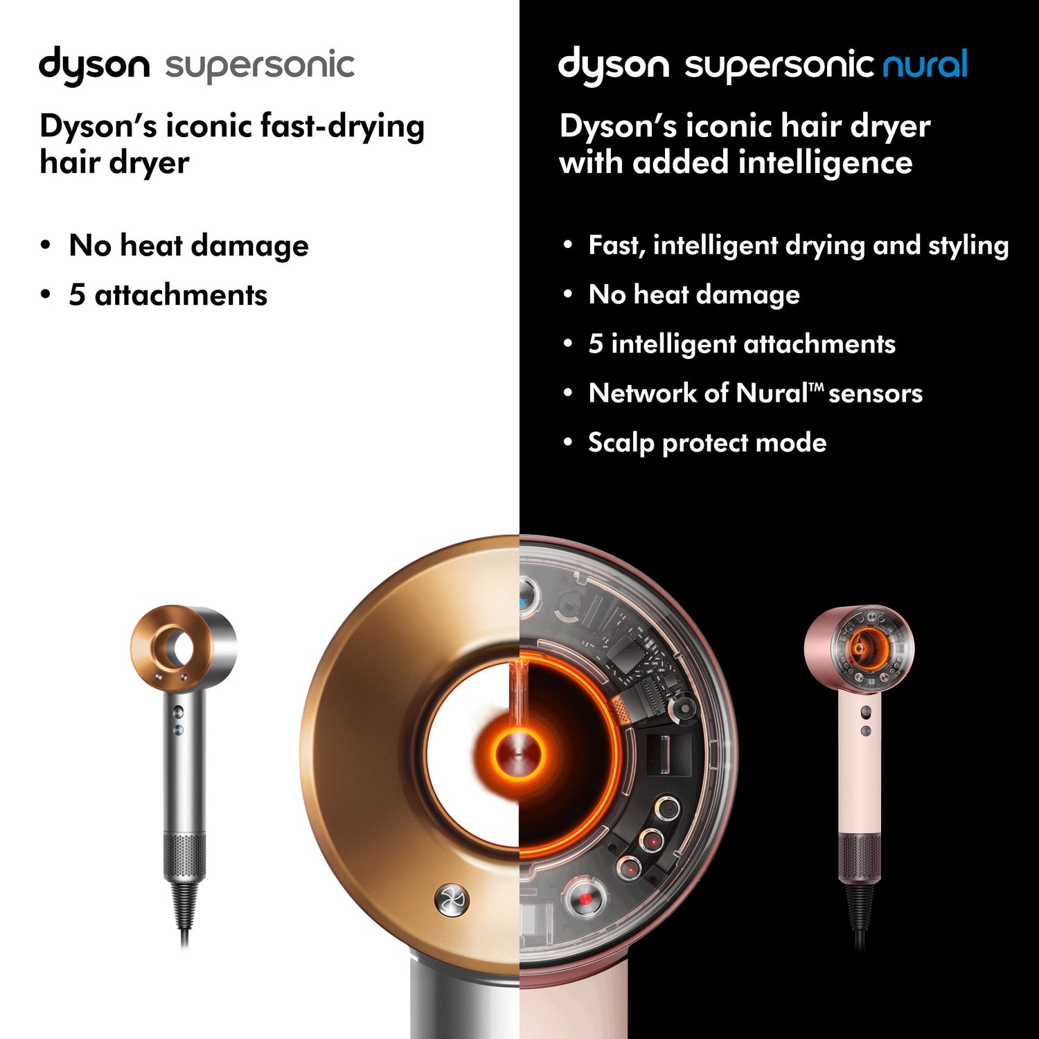 Lifestyle image of Dyson Supersonic Nural Hair Dryer variant: Ceramic Pink