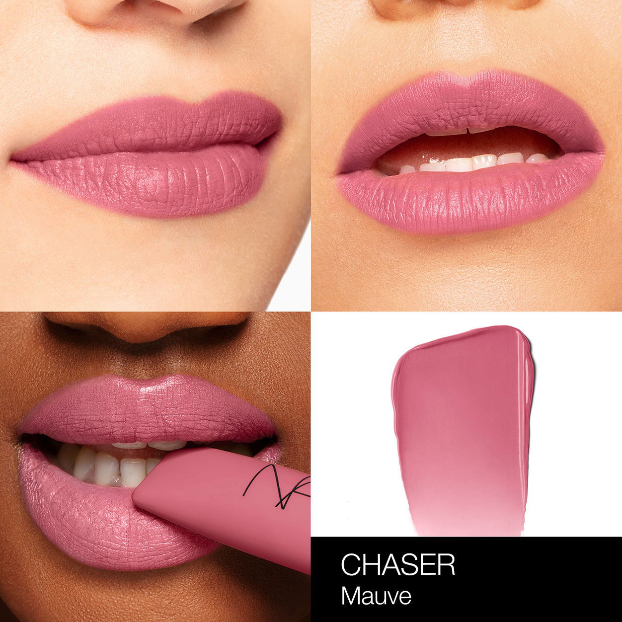 Model image of Nars Air Matte Lip Color variant: Chaser