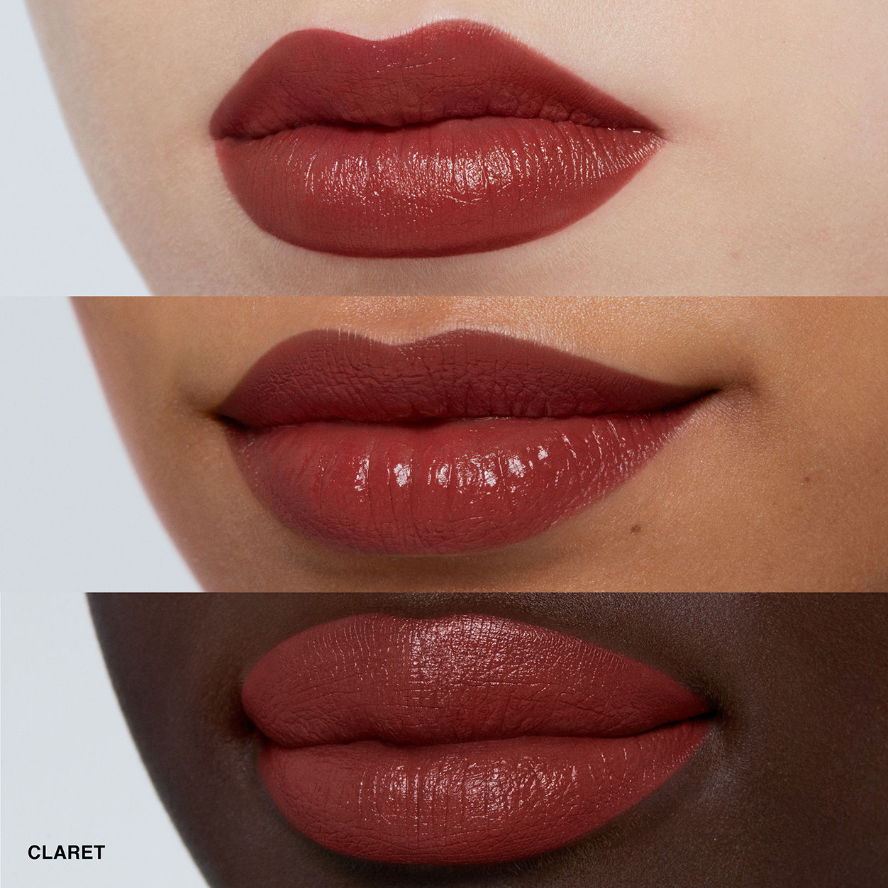 Model image of Bobbi Brown Luxe Lipstick variant: Claret