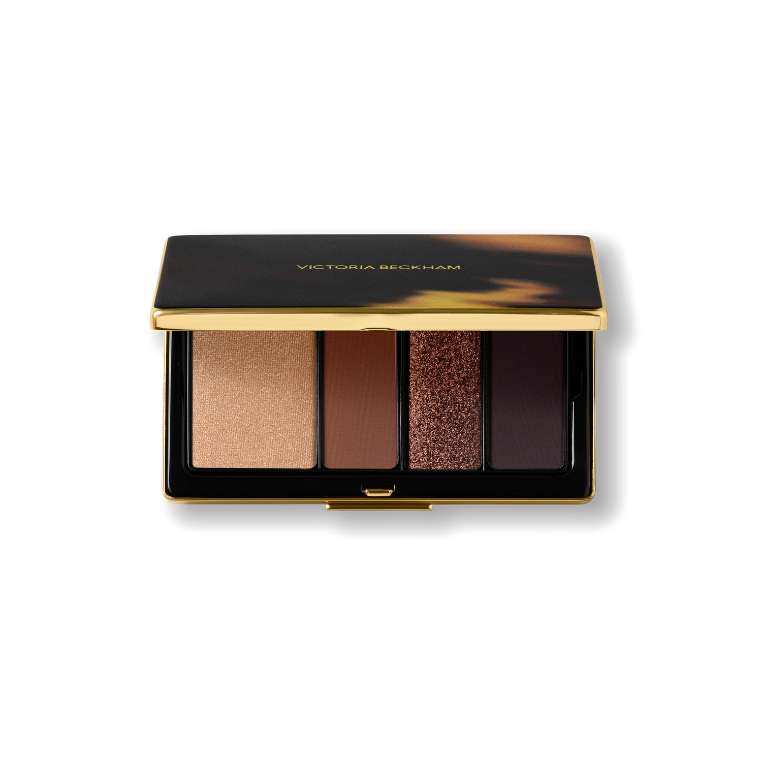 Image of an open Victoria Beckham Beauty Eye Wardrobe variant: Cocoa