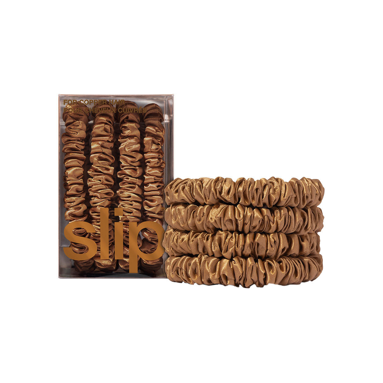 Slip Skinny Scrunchies variant: Copper main image