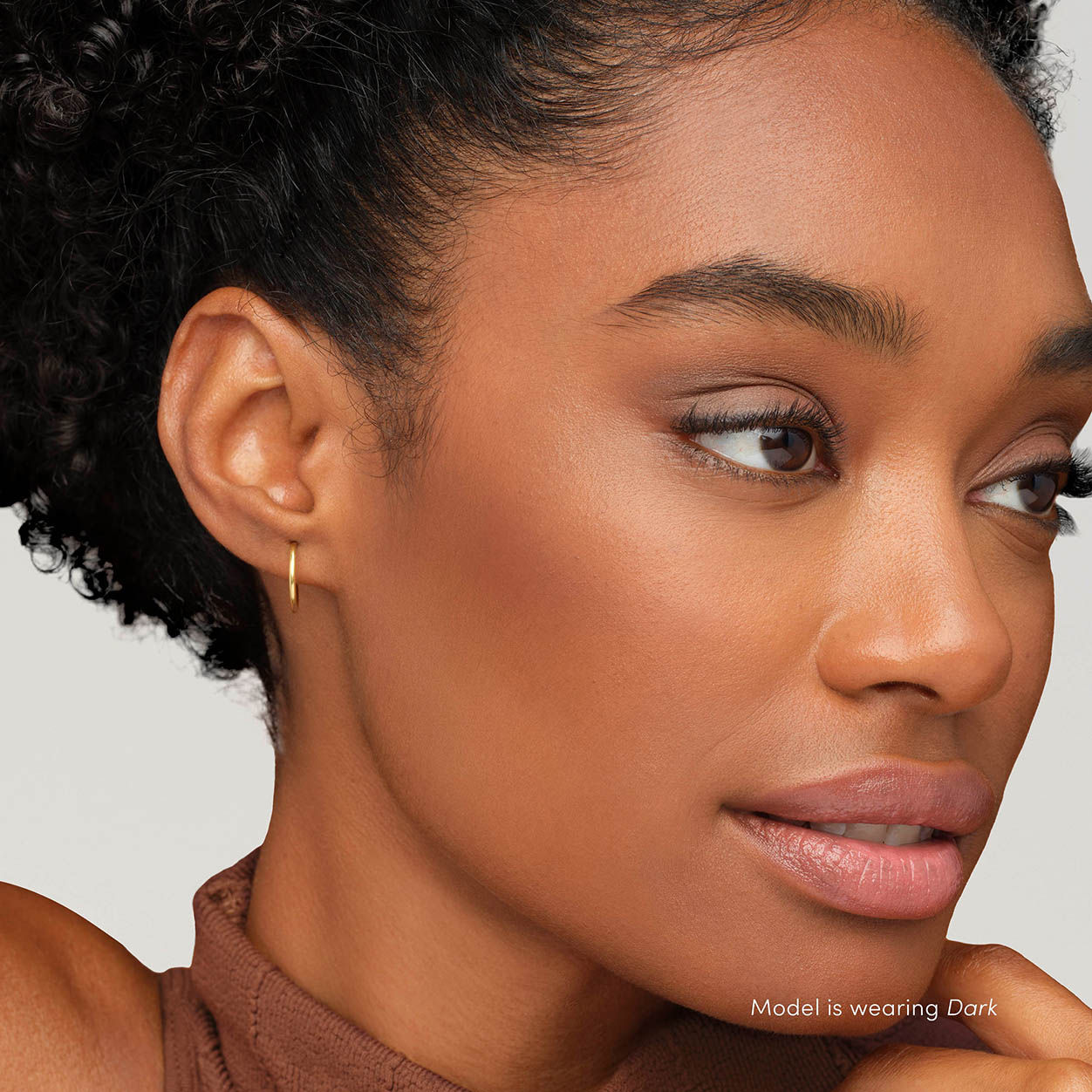 Model image of Jane Iredale PureBronze Matte Bronzer Refill variant: Dark