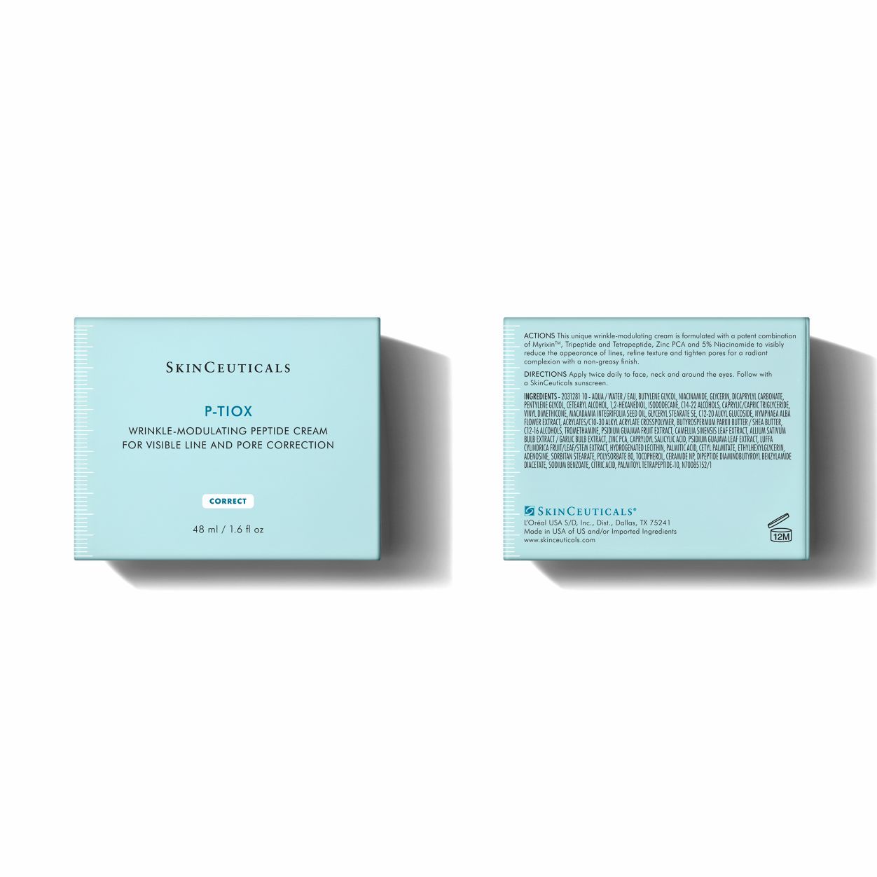 Before and after results of using P-TIOX Cream variant: Default Title