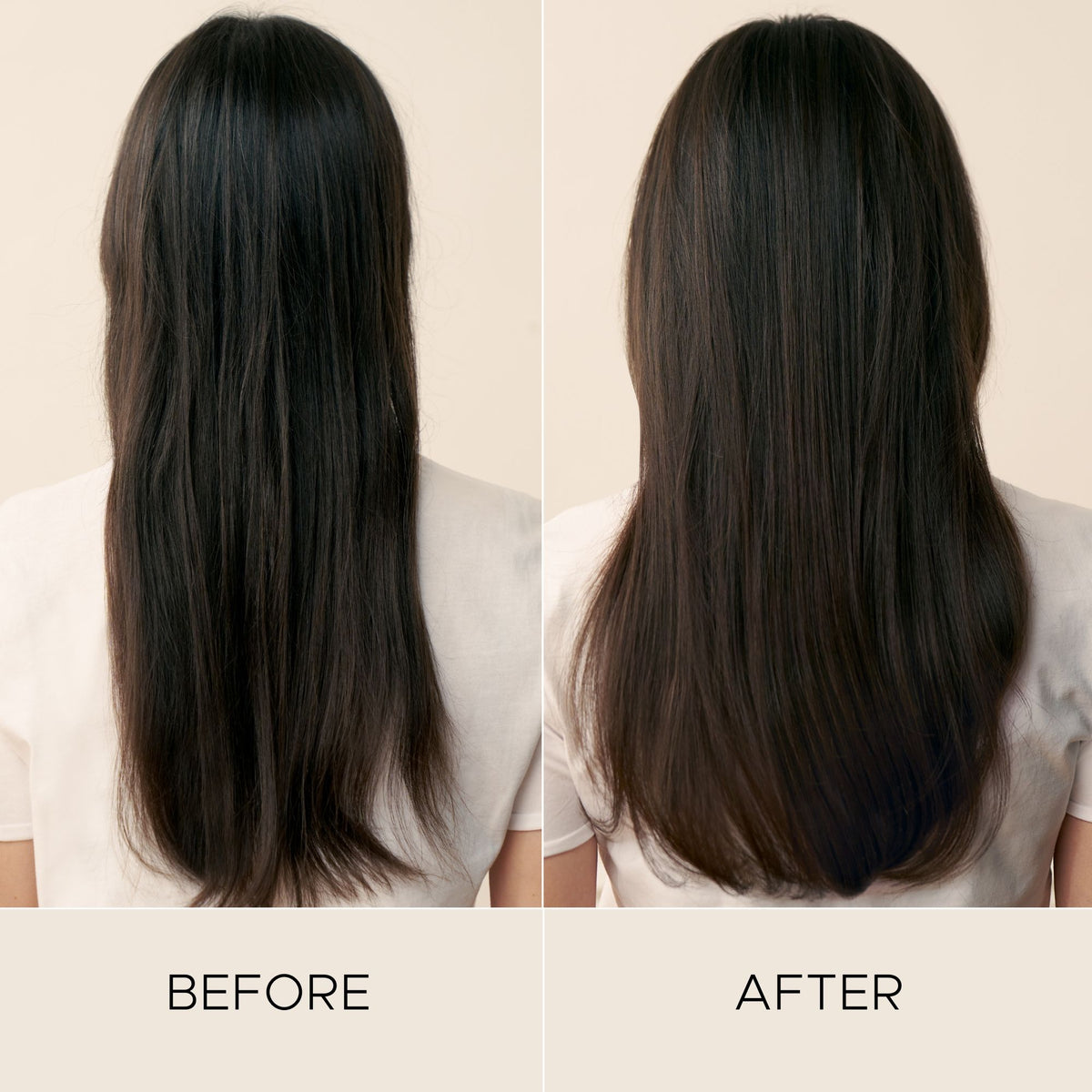 Before and after results of using variant: Default Title