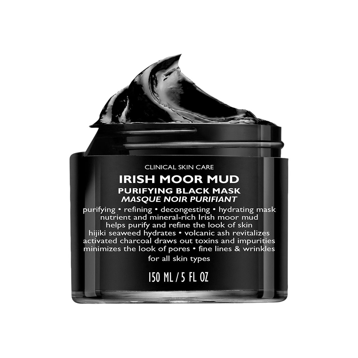 Image of an open Peter Thomas Roth Irish Moor Mud Purifying Black Mask variant: Default Title