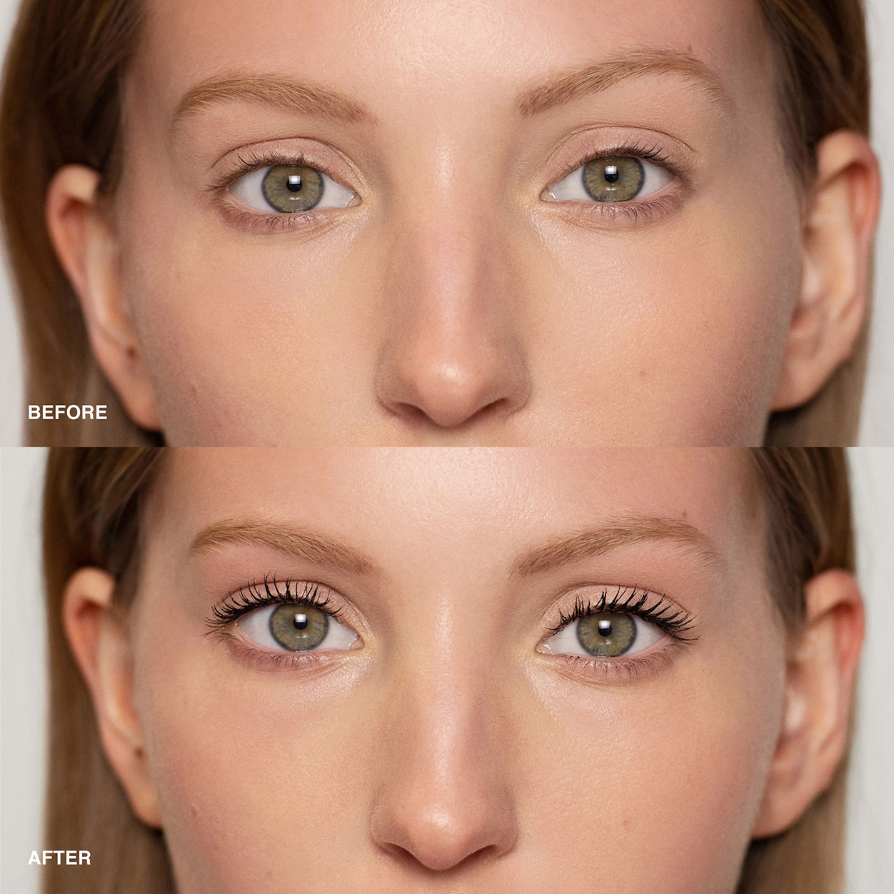Before and after results of using Bobbi Brown Smokey Eye Mascara variant: Default Title