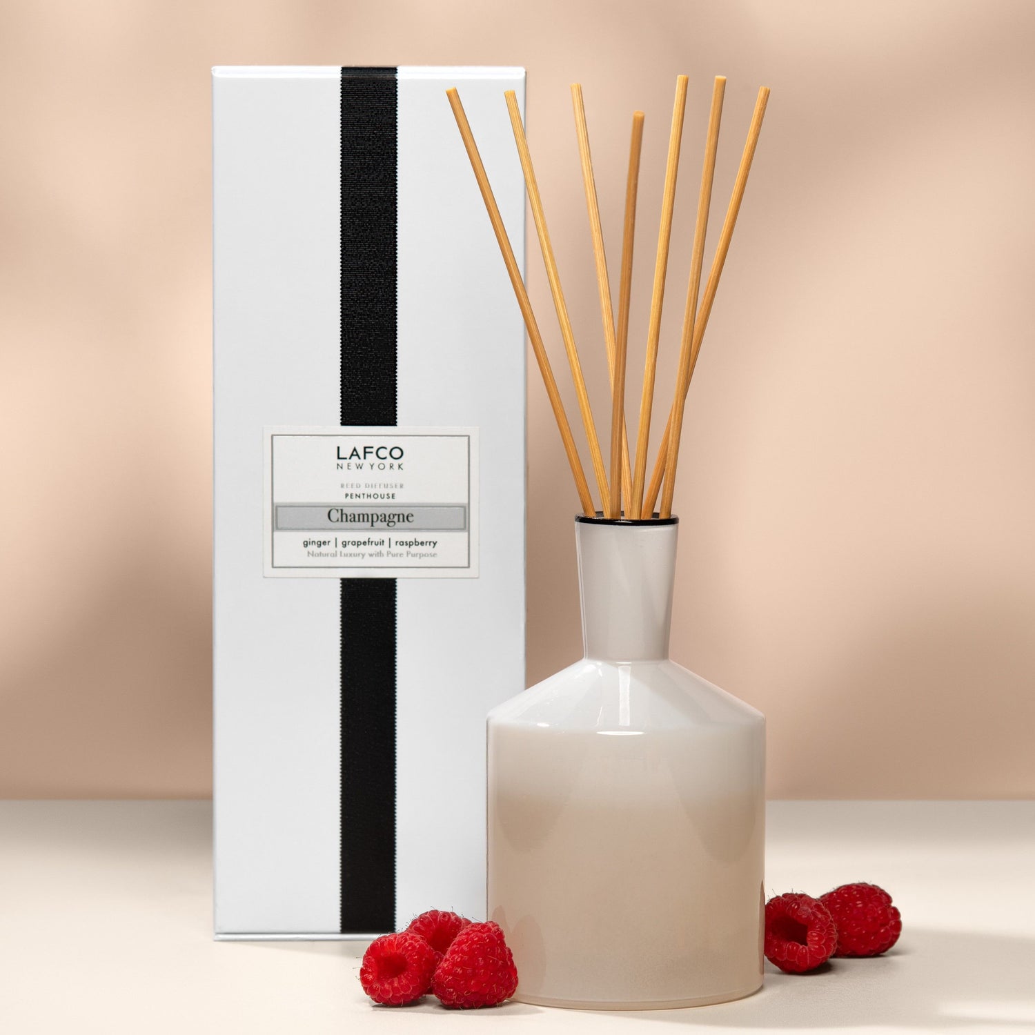 Lifestyle image of Lafco Champagne Reed Diffuser variant: 6 fl oz (Classic)