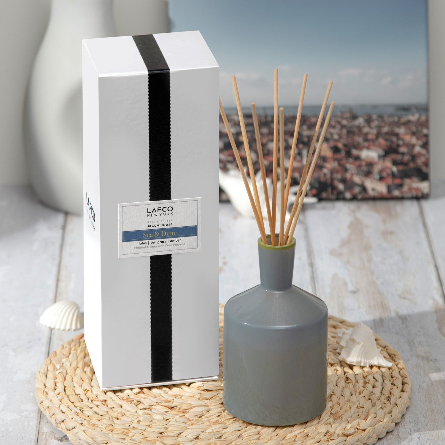 Lifestyle image of Lafco Sea and Dune Diffuser variant: 6 fl oz (Classic)