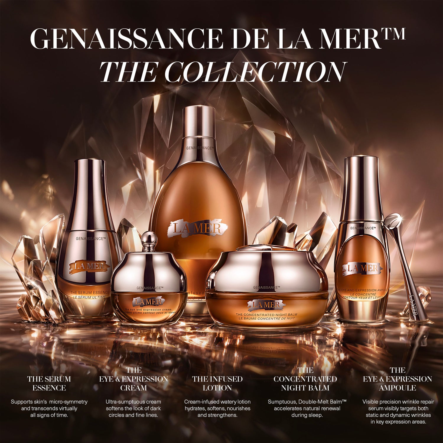 Lifestyle image of La Mer Genaissance de la Mer The NEW Eye & Expression Ampoule variant: Default Title
