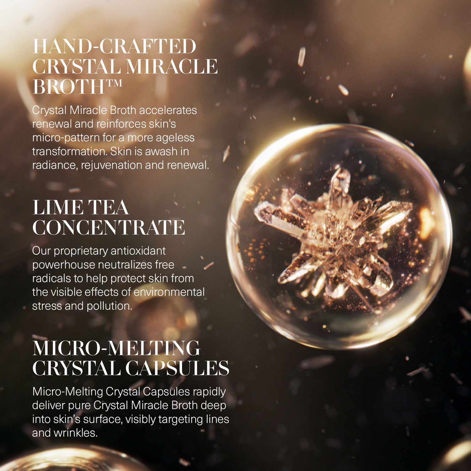 Lifestyle image of La Mer Genaissance de la Mer The NEW Eye & Expression Ampoule variant: Default Title