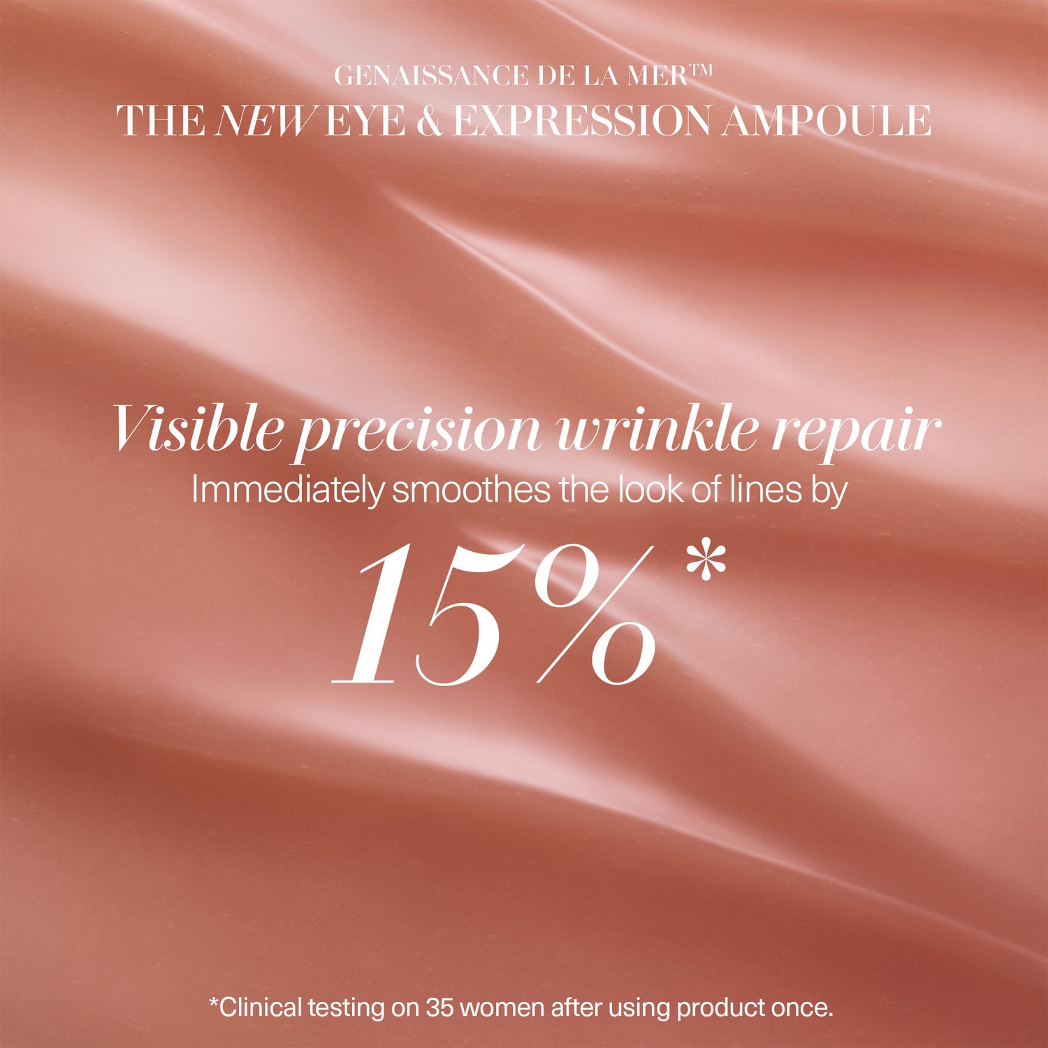 Lifestyle image of La Mer Genaissance de la Mer The NEW Eye & Expression Ampoule variant: Default Title