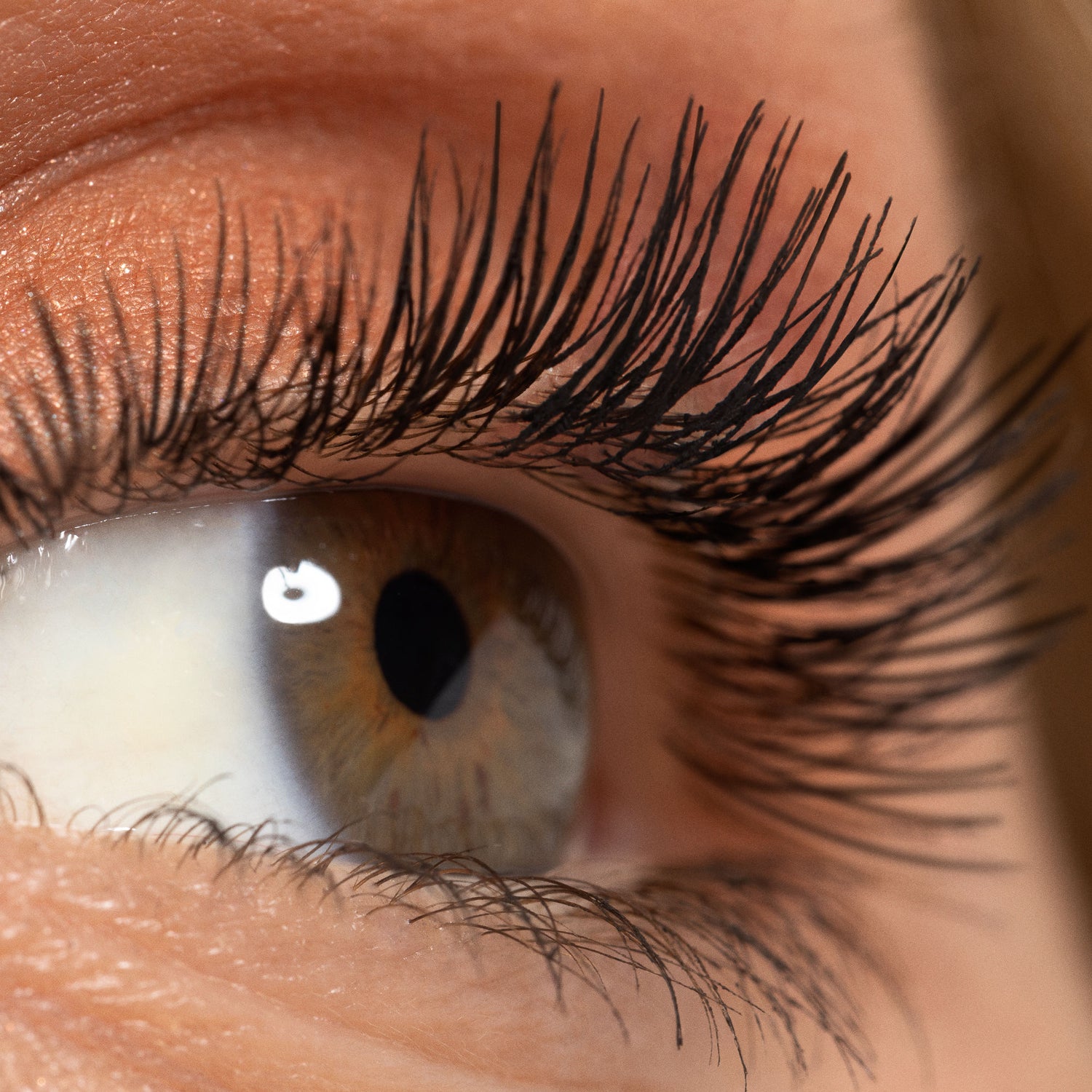 Model image of Kosas The Big Clean Volumizing + Lash Care Mascara variant: 0.34 oz