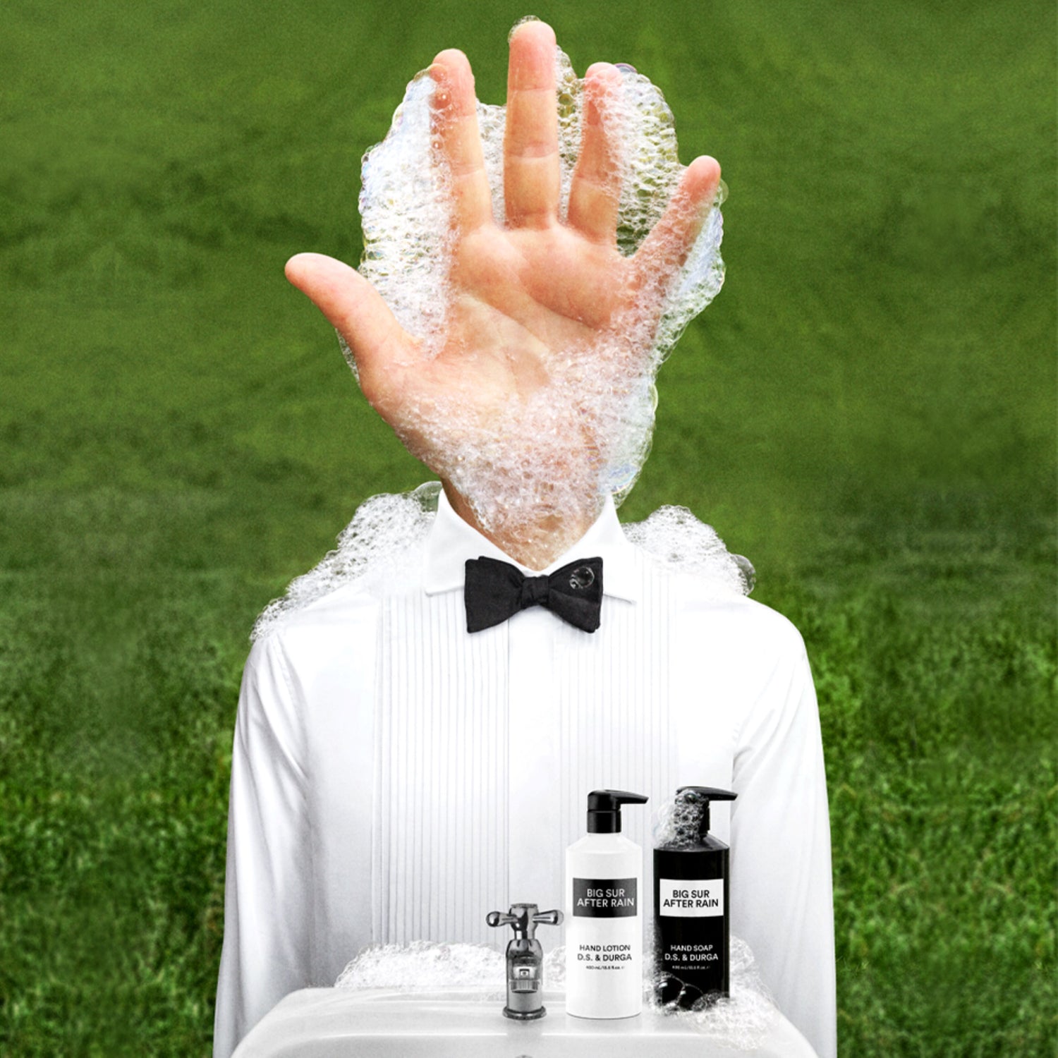 Lifestyle image of D.S. & Durga Big Sur After Rain Hand Lotion variant: 13.5 fl oz