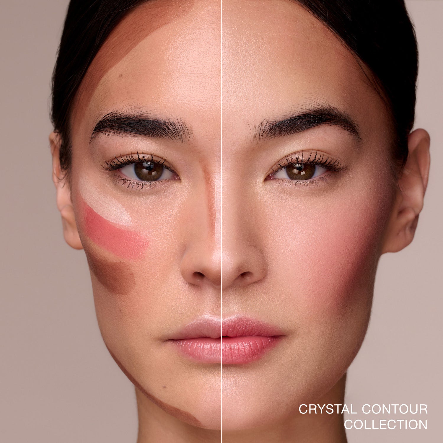 Before and after results of using variant: Crystal Contour Collection