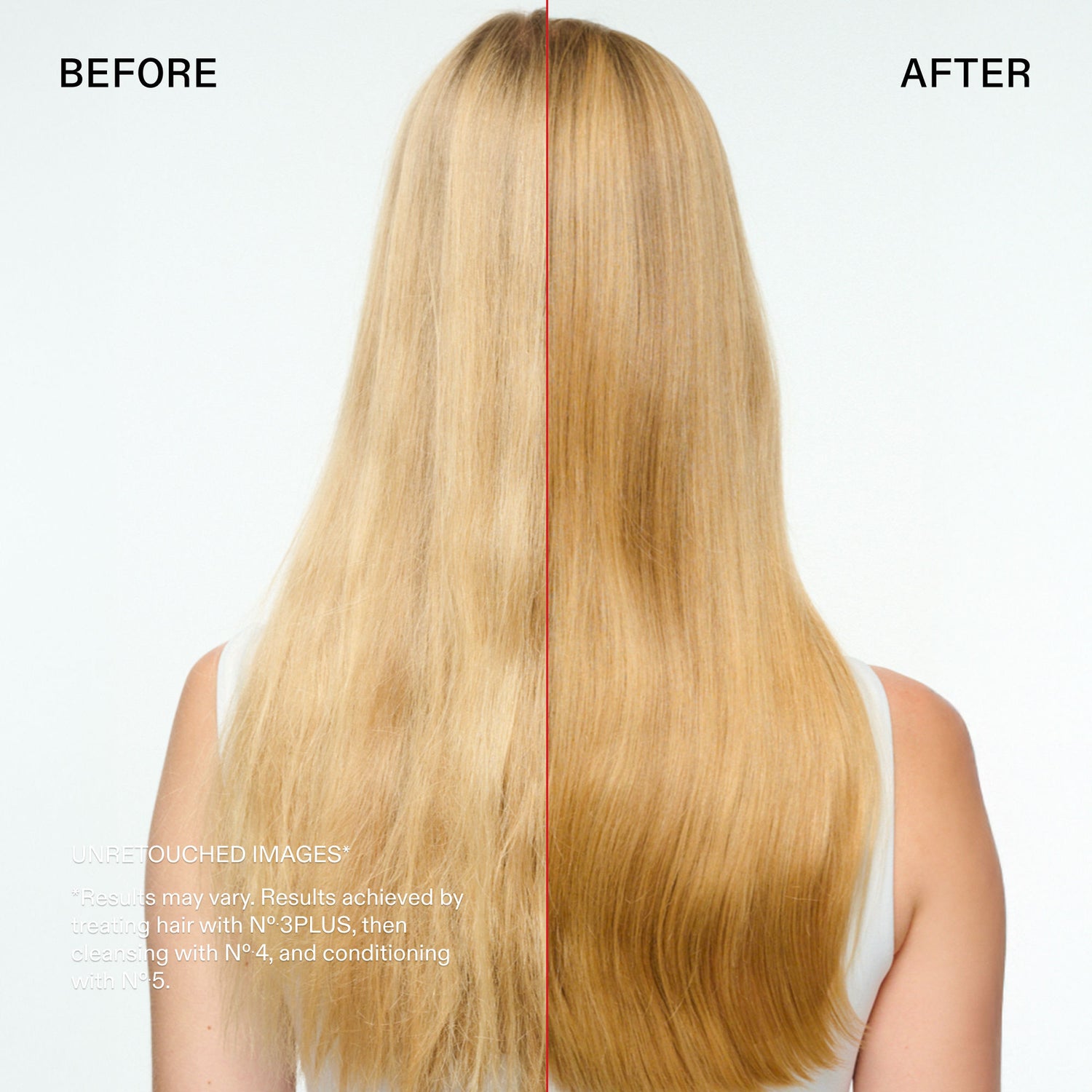 Before and after results of using variant: Default Title