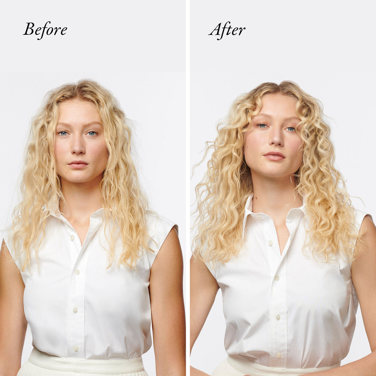 Before and after results of using variant: Default Title