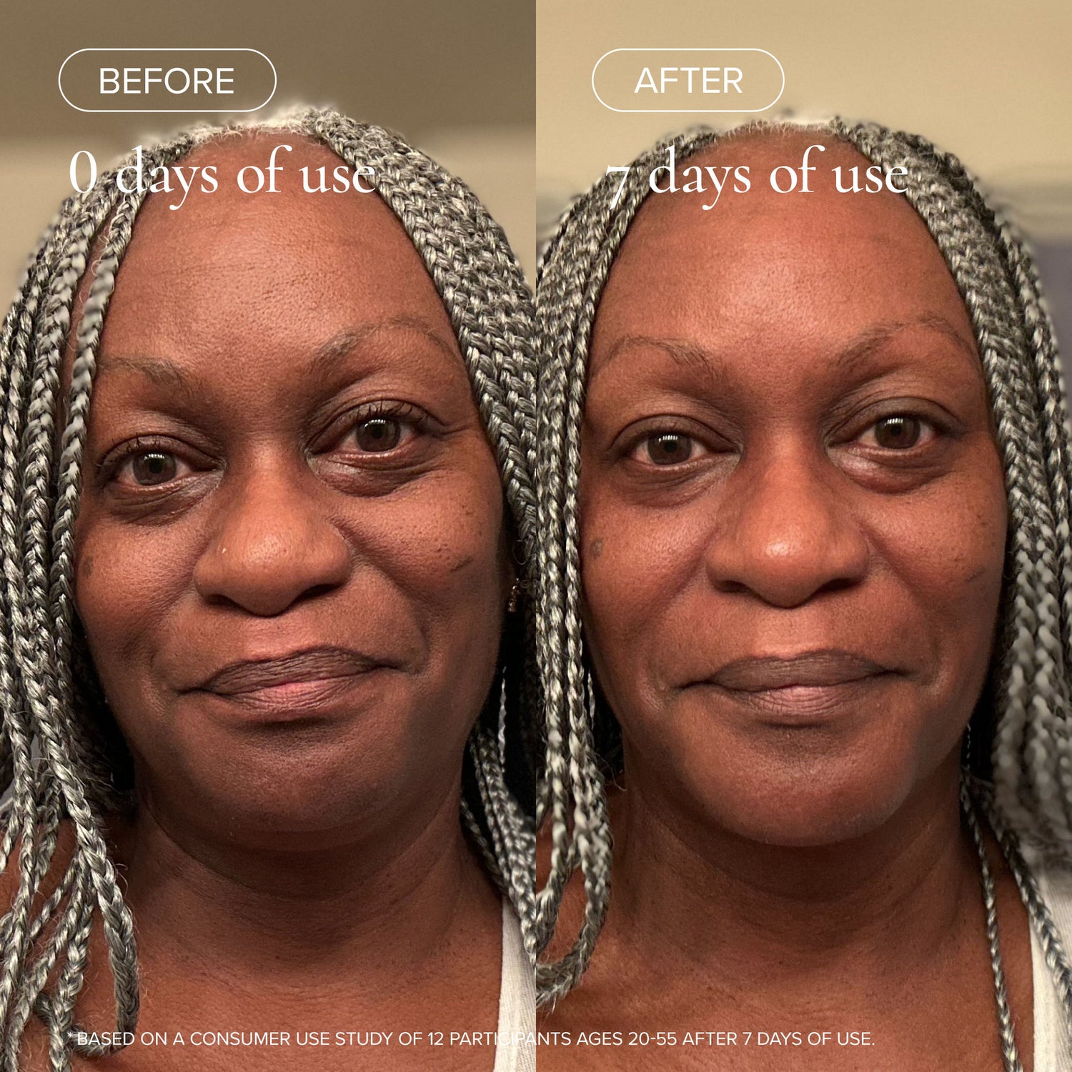 Before and after results of using variant: Default Title