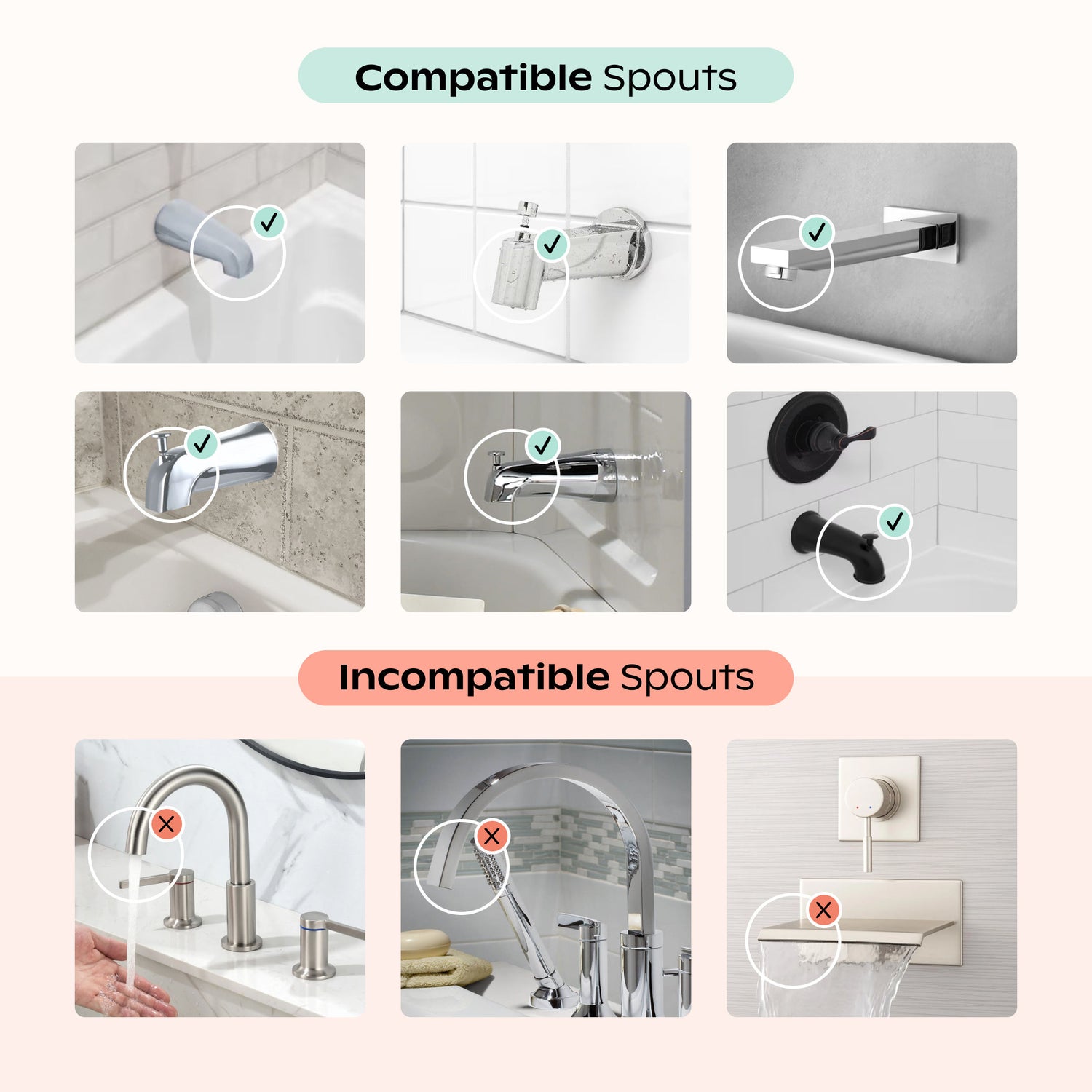 Lifestyle image of Canopy Bath Tub Filter variant: Default Title