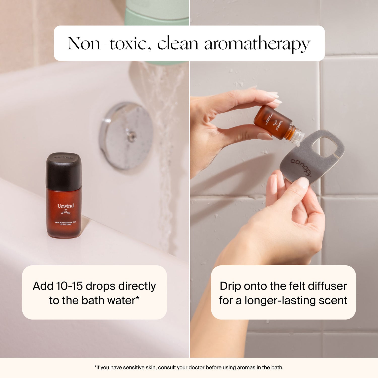 Lifestyle image of Canopy Bath Tub Filter variant: Default Title