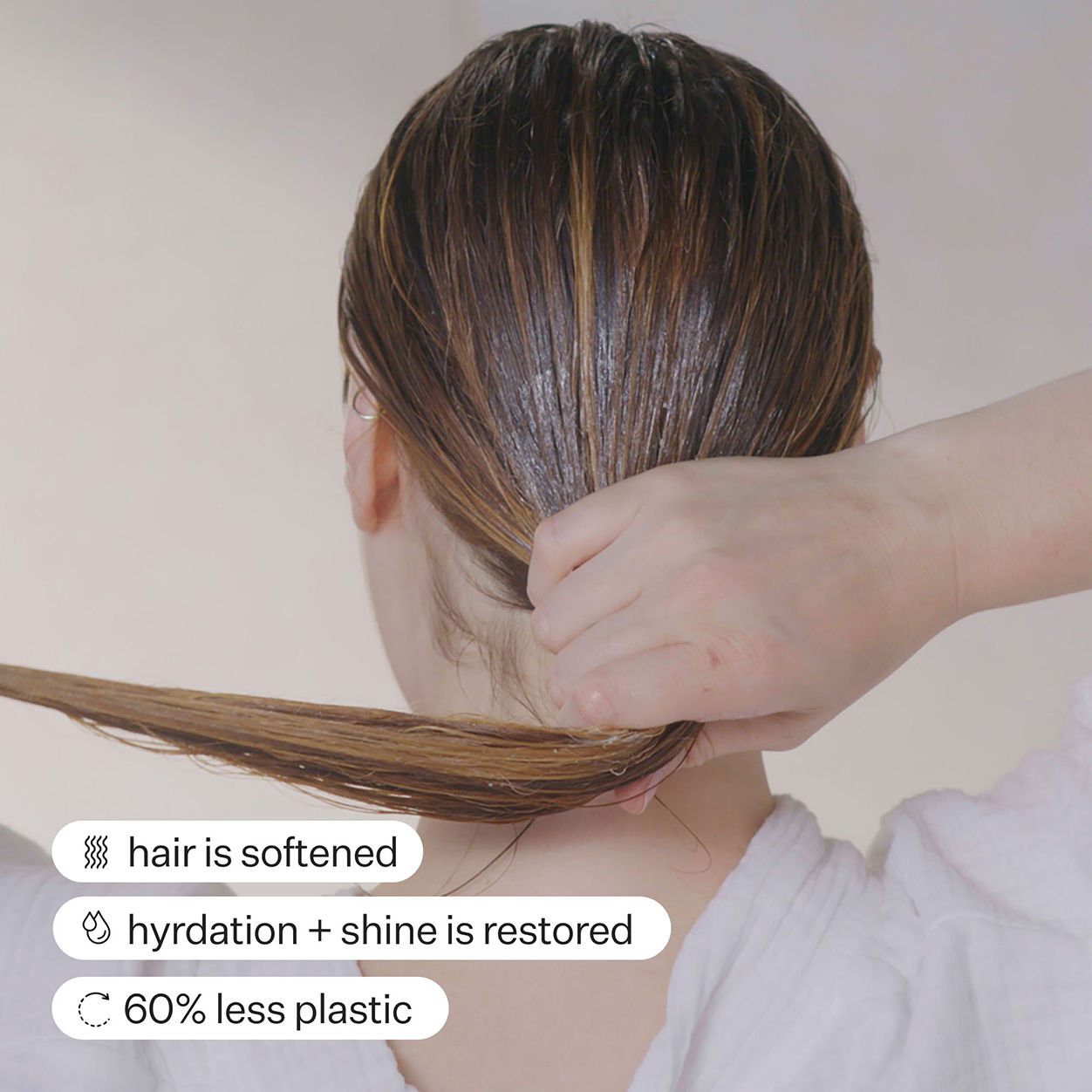 Model image of Act+Acre Cold Processed Hair Conditioner variant: 10 fl oz (Refill)