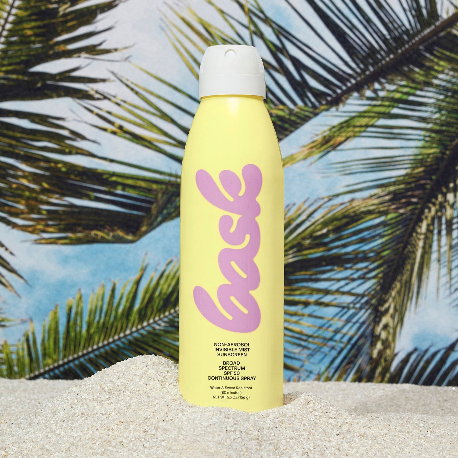 Lifestyle image of Bask Non-Aerosol Spray SPF 50 variant: Default Title