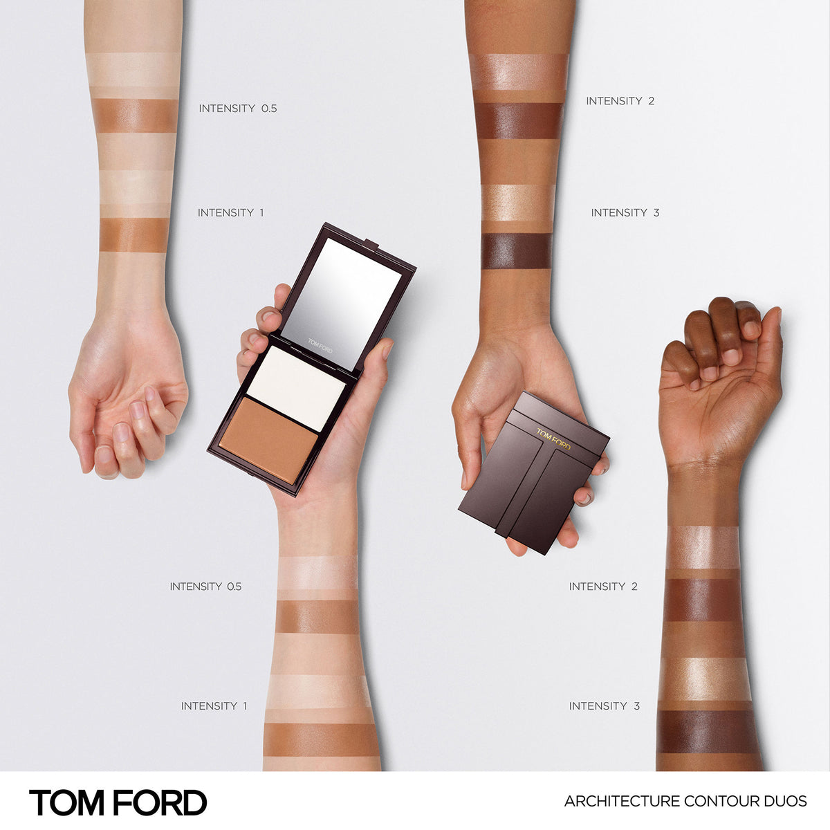 A shade comparison of variant: Default Title
