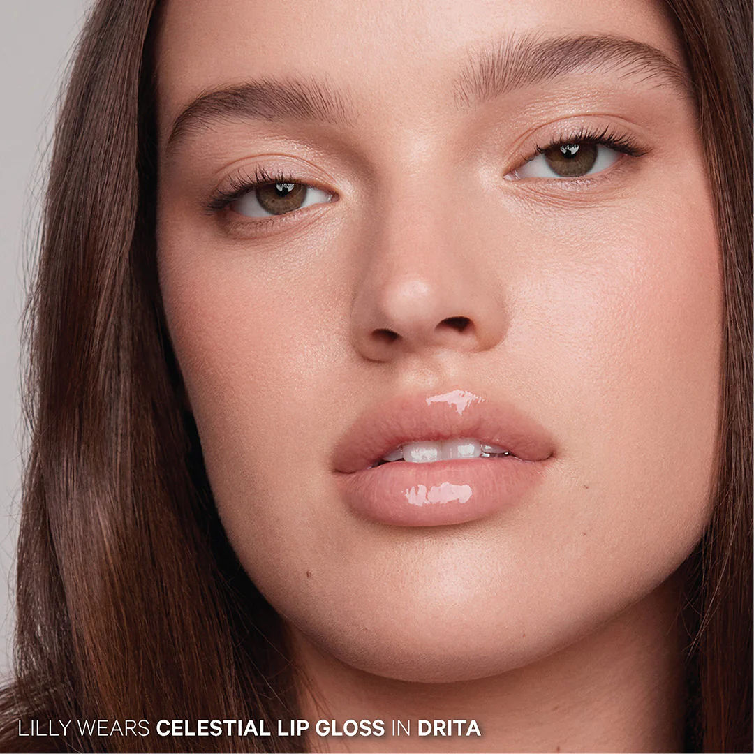 Model image of Kevyn Aucoin Mini Celestial Lip Gloss variant: Drita
