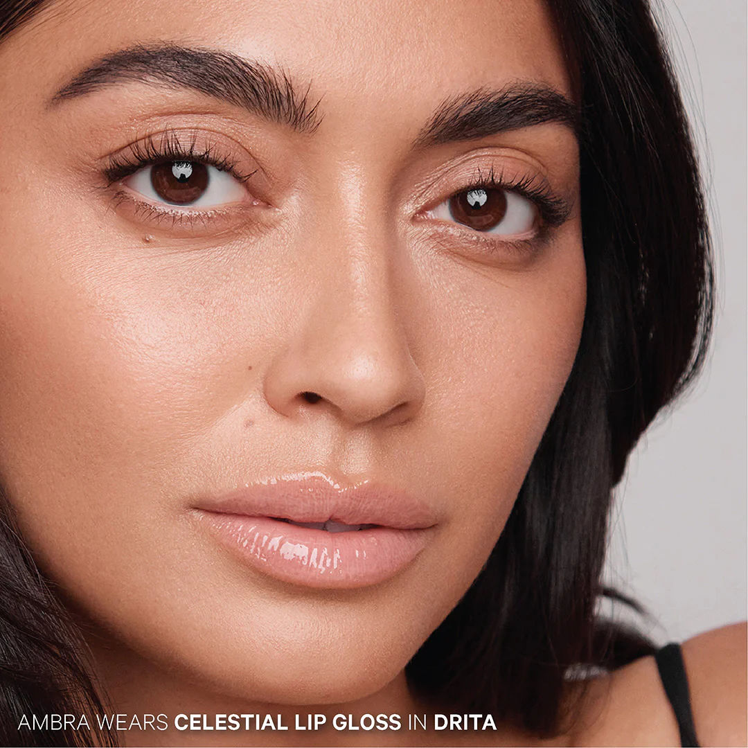 Model image of Kevyn Aucoin Mini Celestial Lip Gloss variant: Drita