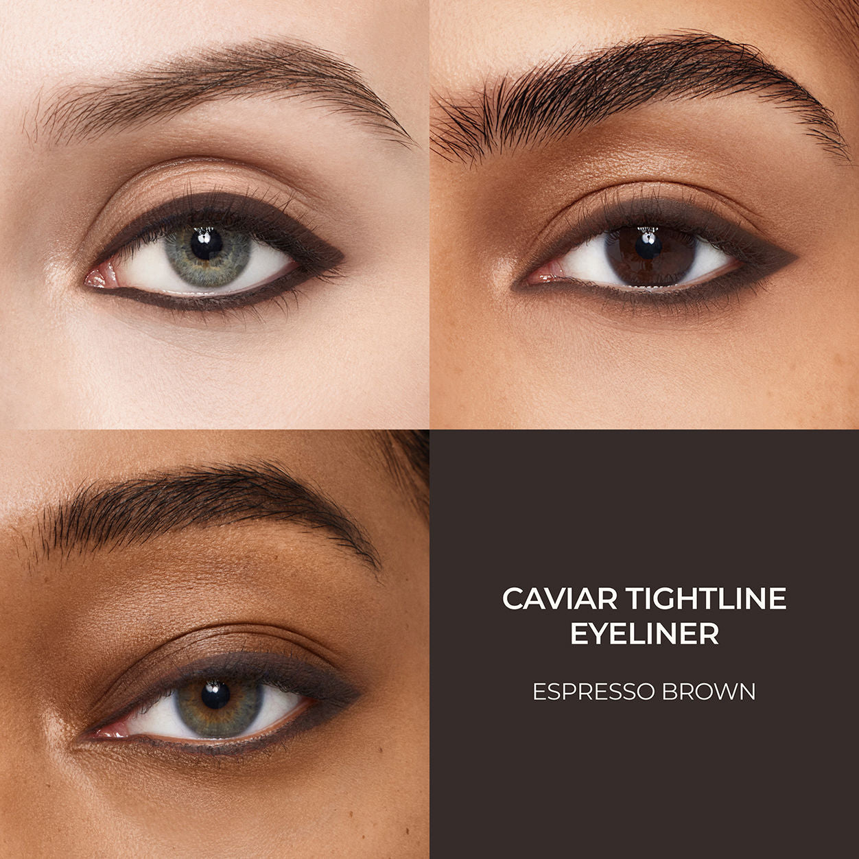 A shade comparison of variant: Espresso Brown