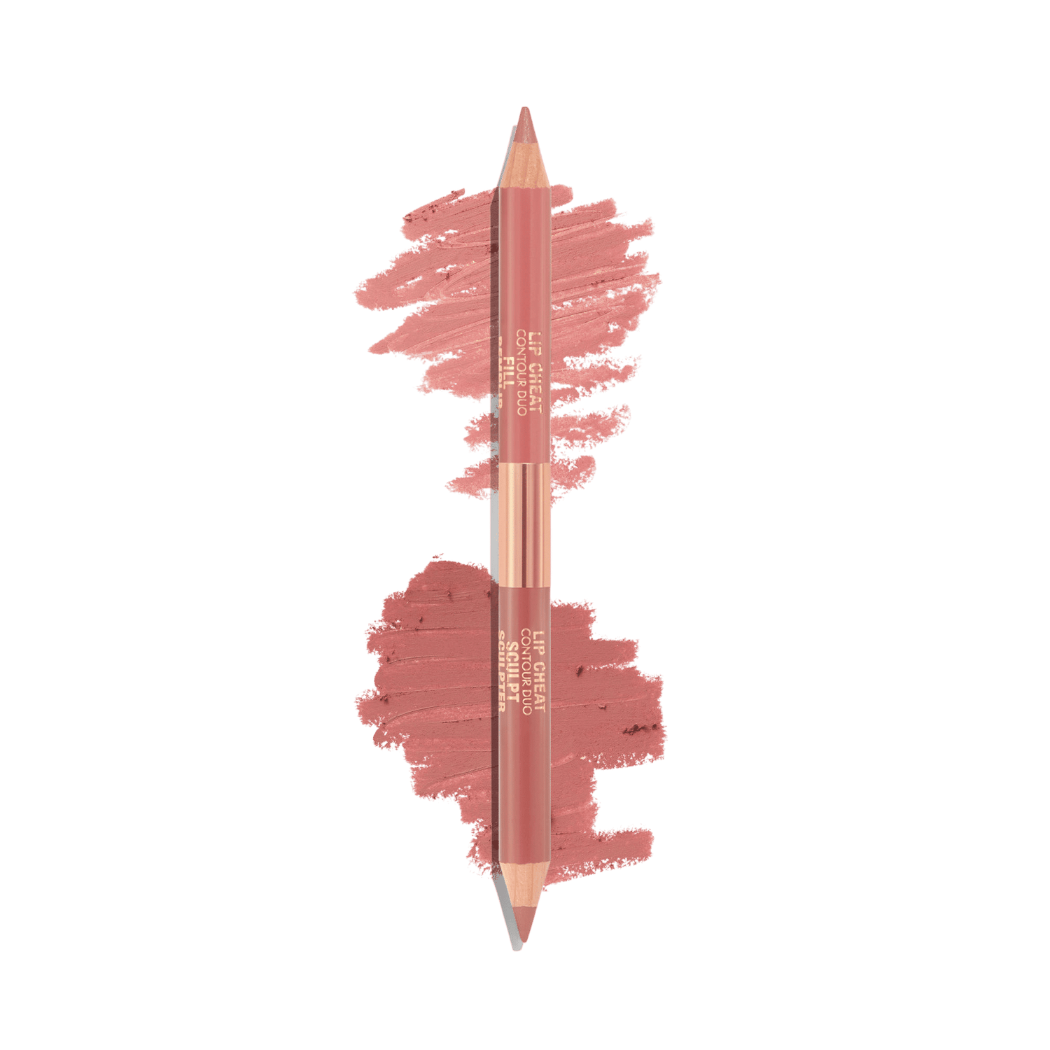 Swatch image of Charlotte Tilbury Super Nudes Lip Cheat Contour Duo Lip Liner variant: Fair
