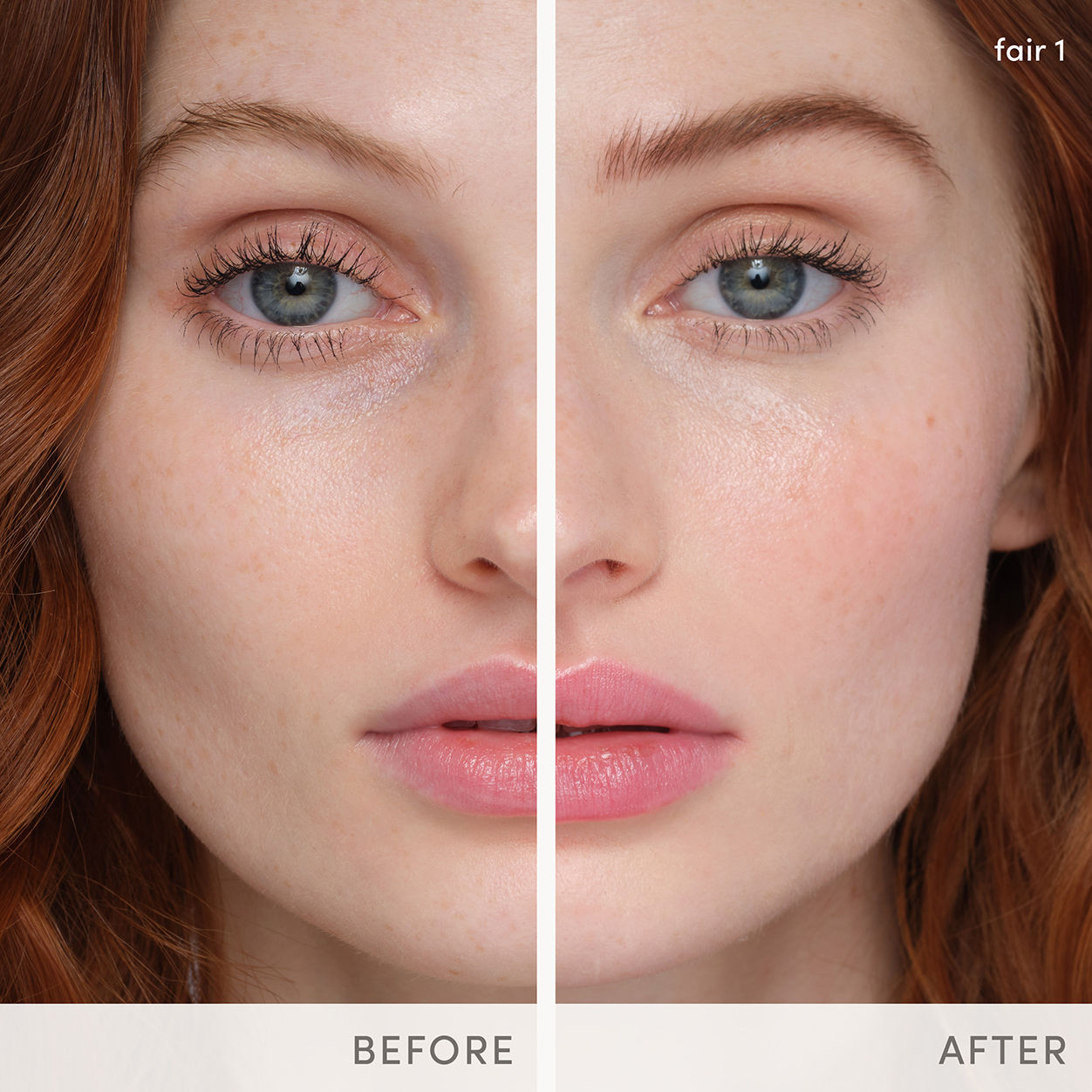 Before and after results of using variant: Fair 1
