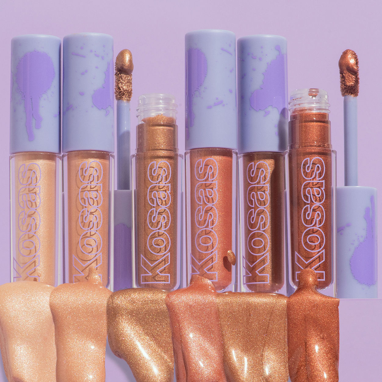 Lifestyle image of Kosas 10-Second Eye Gel Watercolor Eyeshadow variant: Fiery