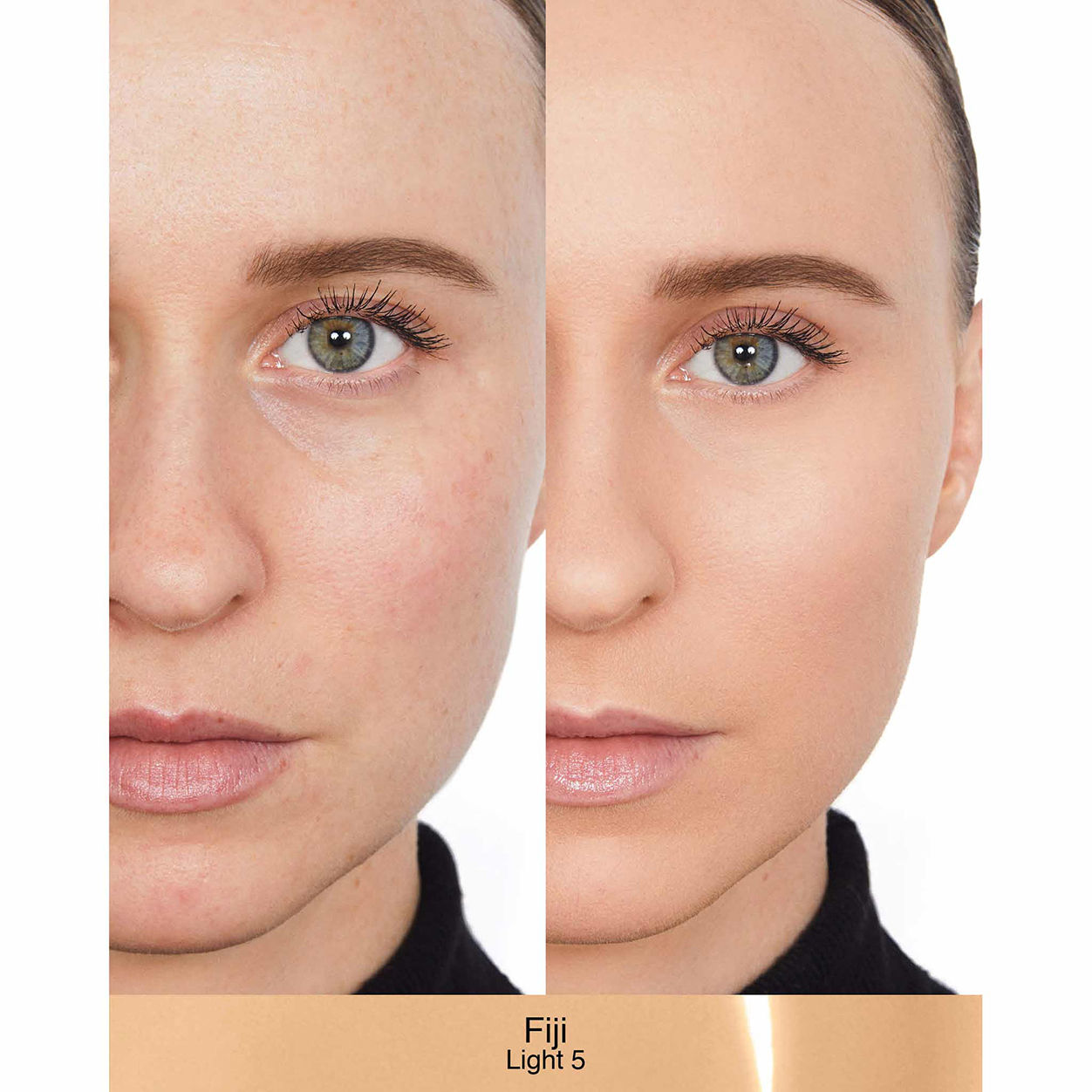 Before and after results of using variant: Fiji L5
