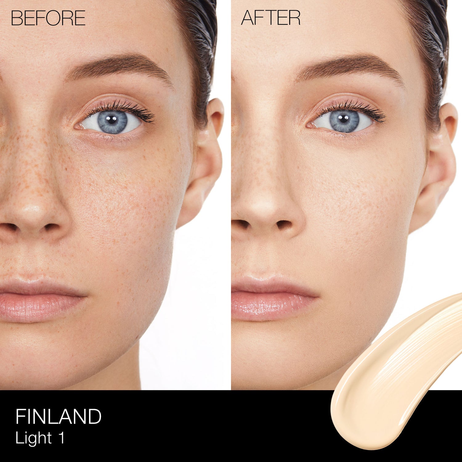 Before and after results of using variant: Finland L1