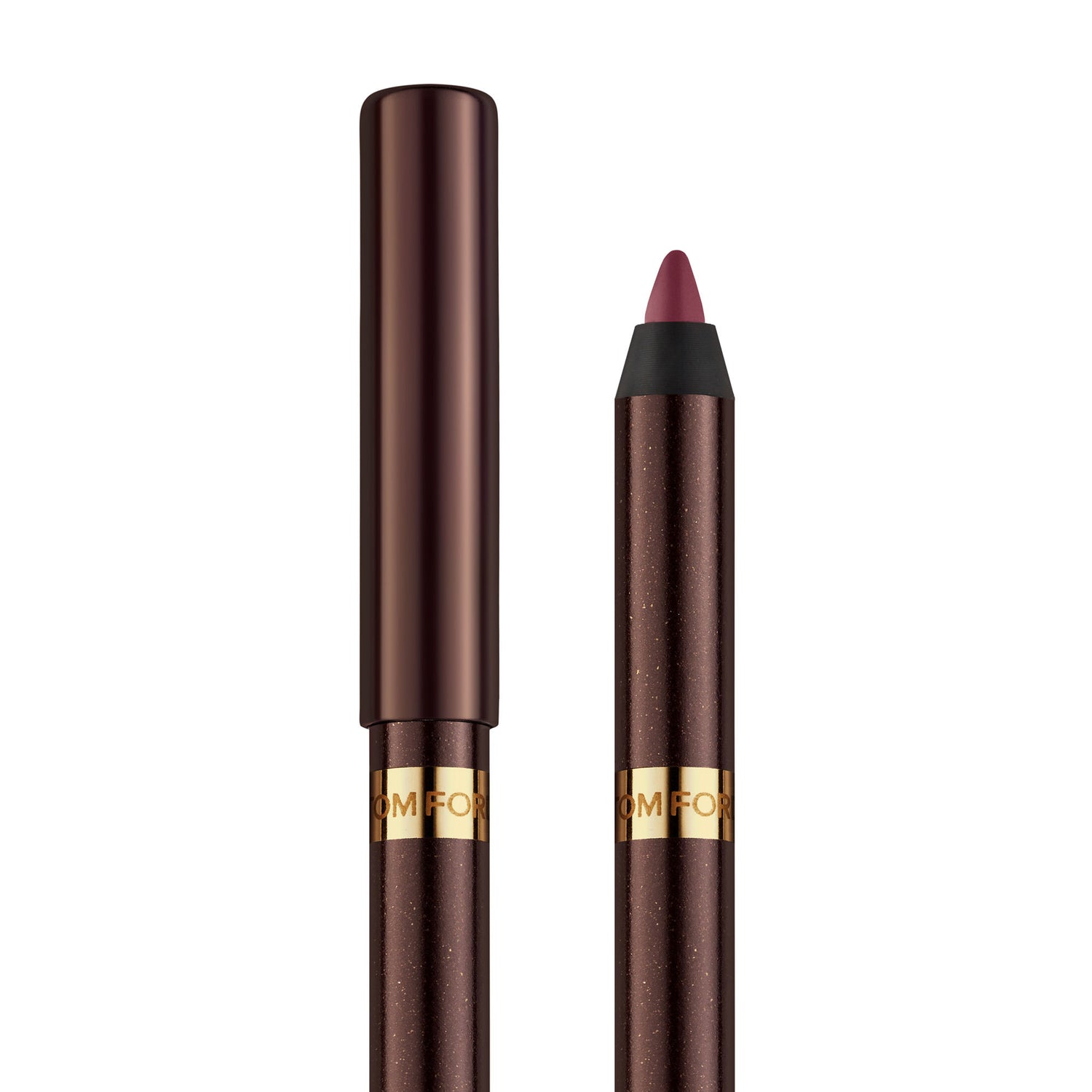 Image of an open Tom Ford Runway Lip Liner Pencil in Matte variant: Fire