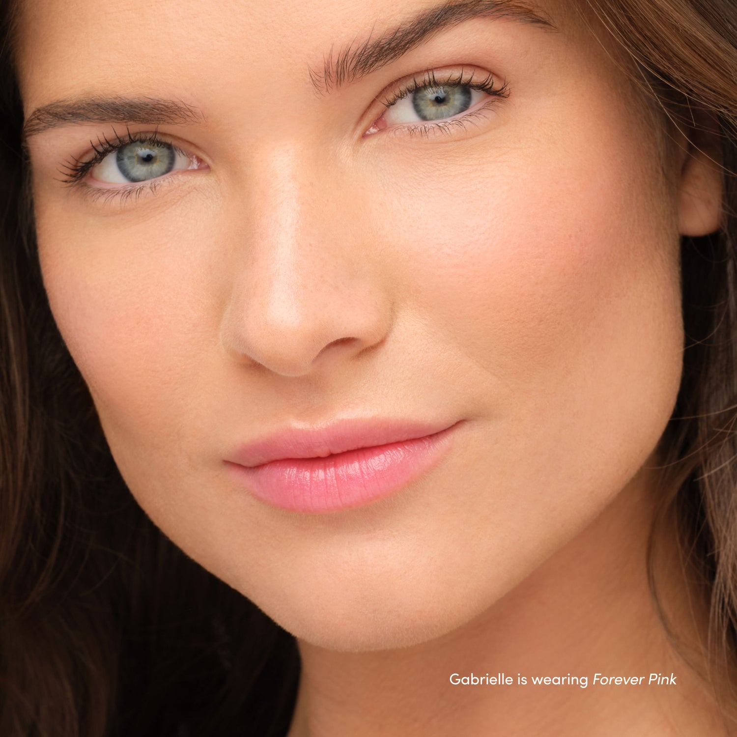 Model image of Jane Iredale Just Kissed Lip and Cheek Stain variant: Forever Pink