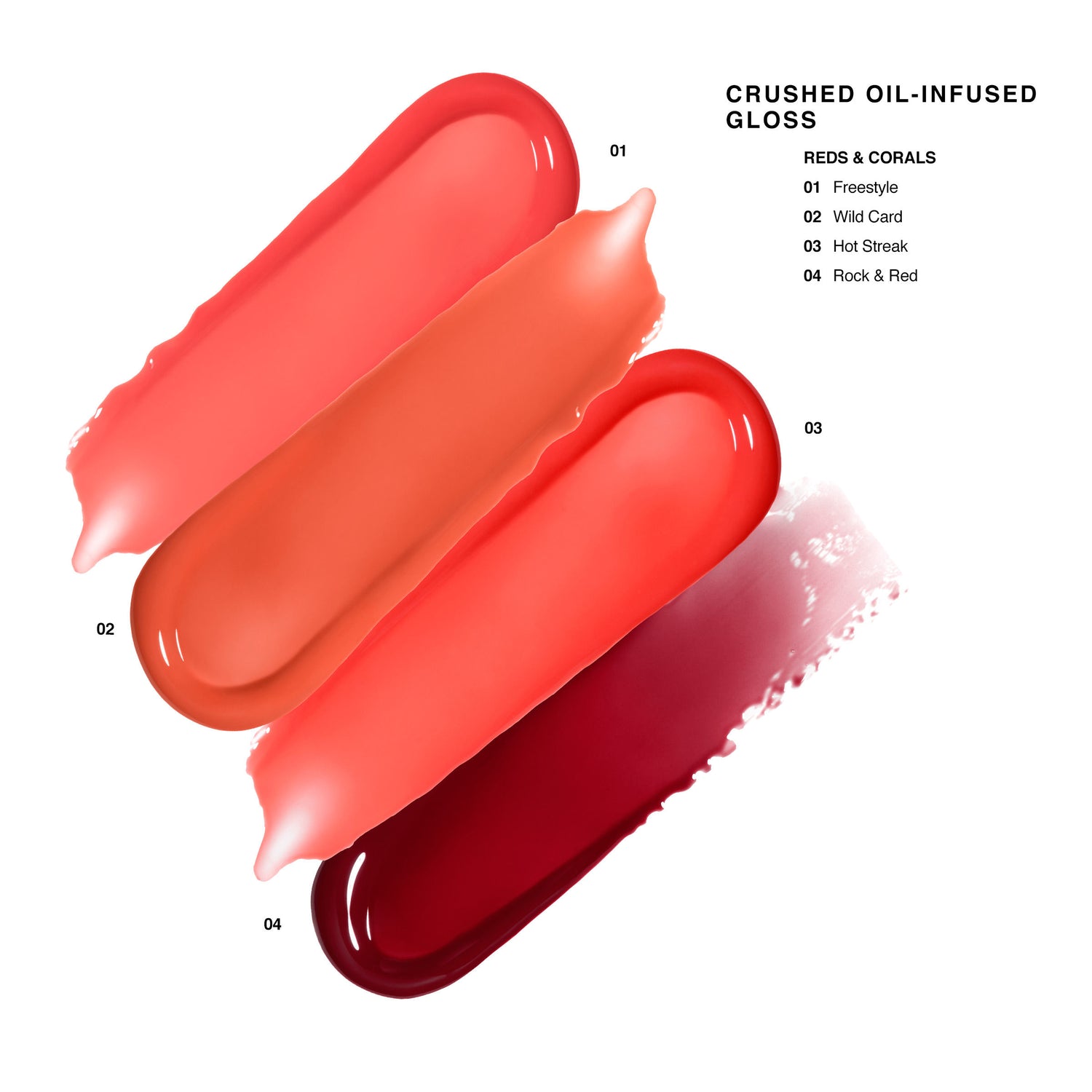 Swatch image of Bobbi Brown Crushed Oil-Infused Gloss variant: Freestyle