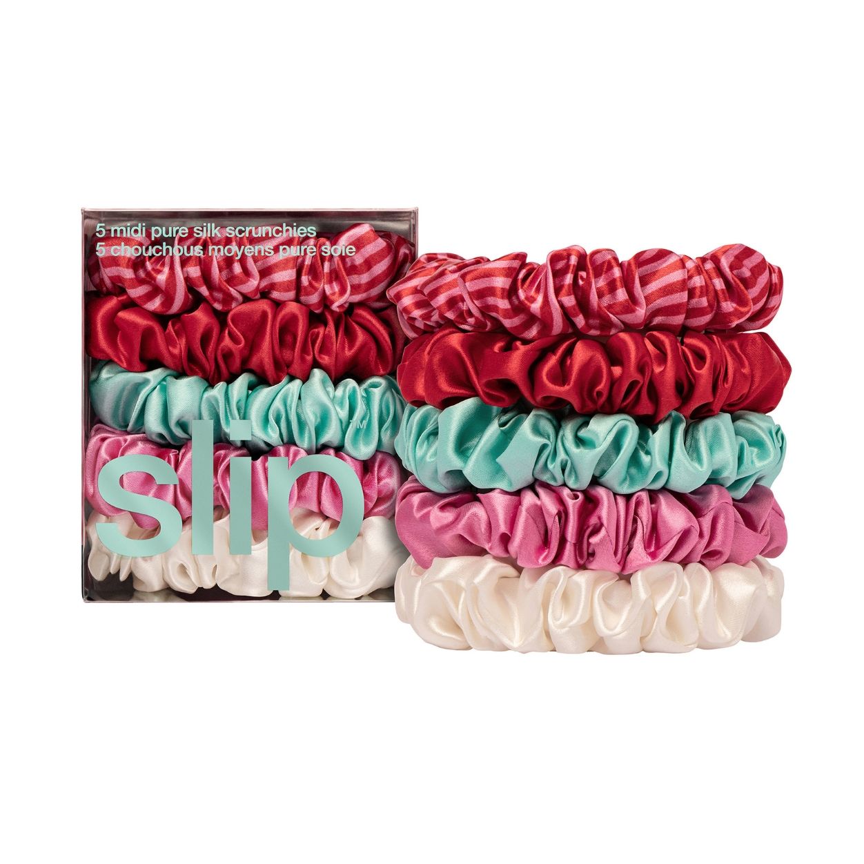 Slip Pure Silk Midi Scrunchies variant: Gelati (Limited Edition) main image